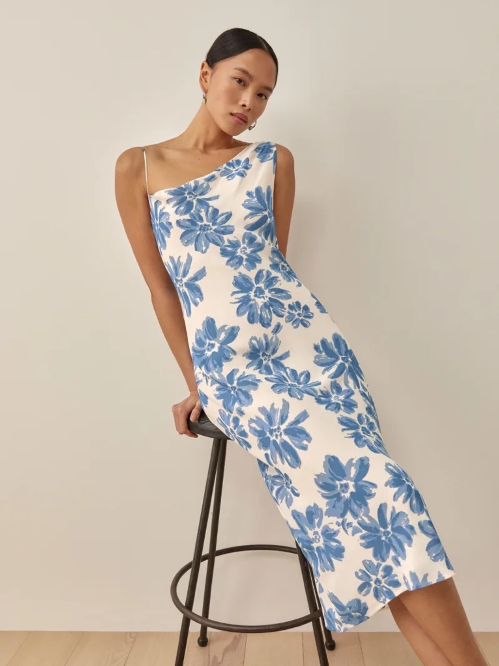 Reformation Chandelier Floral Midi Dress Size Large